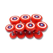캡틴 우레탄덤벨 5kg I 홈짐 방패 아령, 1개