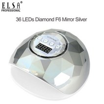 매니큐어용 86W 램프 경화 네일 젤 UV 폴리쉬 건조기 LCD 디스플레이 LED 매니큐어 기계, [05] Nail Dryer-Silver, [02] EU, 05 Nail Dryer-Silver_02 EU