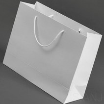 리시안제이 35X26CM 인쇄 프린트용 종이가방 무지 화이트 명절 행사상품