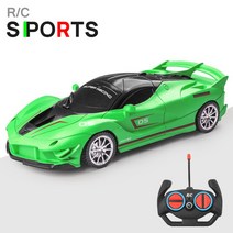 RC카 34 스타일 RC 자동차 1:16 Led 빛 2.4G 원격 제어 스포츠 고속 차량 라디오 드리프트 레이싱, 17 F L