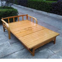 대나무 평상 조립식 평상 실내 옥상 시트 야외 간이, 두꺼운 강화  1m x 2m