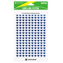 유니온플러스 unionplus 하트스티커홀로그램(328-4/청색) UL-328-4BL 6mm 1개