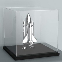 전시용아크릴케이스 건담 레고 나노블록 미니카 피규어 아크릴 진열장 장식장 케이스 사각형 디스플레이 블랙 장난감 상자 수집품 상자, XL