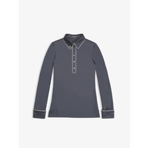 람다골프 (공식정품) 람다 여성골프웨어 셔츠 롱슬리브 02751 그레이 클래식 골프카라티셔츠