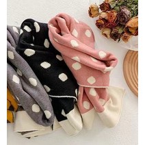 마니아 핑크계열 로맨틱 다이어리 일본계열 러블리 니트 머플러 여성 겨울 머플러 선물