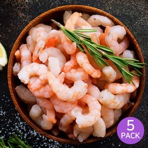 [마칸] 자숙 새우살 1kg 200g x 5팩 소포장, 45~90마리.중