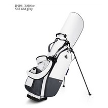 PGM 골프 스탠드백 캐디백 QB073 골프가방경량 캐디백, 화이트 그레이