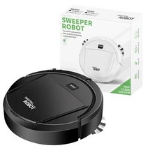 스마트 로봇 청소 로봇 지능형 걸레질 기계 Usb 고속 충전 진공 자동 전원 강력하고 조용한 생일 선물, 02 Black suitcase
