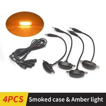 자동차 픽업 트럭 SUV 트레일러 3000K 앰버와 호환되는 프로젝터 렌즈 어셈블리가있는 LED 전면 그릴, 06 XHD-Heike-H-T4