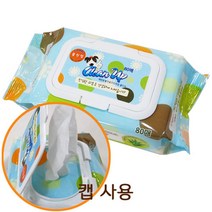알로에성분 고양이 턱드름 티슈 80매 2개 뚱냥이목욕물티슈 고양이귀티슈 강지입닦기