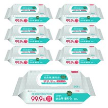 유한킴벌리 그린핑거 손소독 물티슈 210매, 오리지널, 1개, 210개