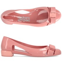 [페라가모] VARA JELLY DESERT ROSE 726365 바라 여성 젤리 발레 플랫슈즈