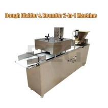 반죽 분배기 커터 라운더 스프링 롤 Chapati Roti Tortilla Samosa Empanadas Momos 만두 빵 만들기 기계, 01 Divider And Rounder_04 AU