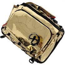 YAPOGI 서프보드 Xxxsnow 방수 스키 스케이트 보드 가방 단일 보드 가방 백보드 등산 야생 스노우 배낭 랜드 서핑 보드 가방, 반사 골드, 35x26cm