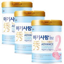 남양유업 아기사랑수 2단계 750g, 3캔