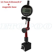 디지털다이얼게이지 고정밀 인디게이터 0254 1 디지털 다이얼 표시기 012705 001 미니 마그네틱베이스 홀, 04 127