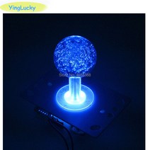 가정용 오락실 게임기 아케이드 게임 낚시 기계용 다채로운 조명 조이스틱 12V LED, [02] With green ball