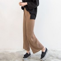 여성 바지여성 밴딩 바지 웨어 니트 통일자핏 허리 [187인기+무배 :상품]