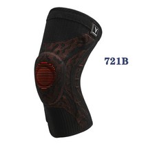 카프슬리브 종아리 압박 보호대 아대 Veidoorn 1pcs 압축 무릎 지원 슬리브 탄성 무릎 패드 중괄호 스프링 체육관 스포츠 농구 배구 실행, 721b 패드 오렌지1, m