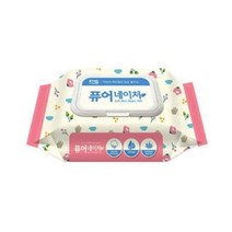리빙 퓨어네이쳐 물티슈 캡형 100매, 10개