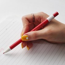 핑크풋 빨간색 채점펜 빨간색연필, 30개