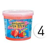 아임요 팝핑보바딸기맛2kg 4개, 2.2kg