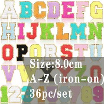 오바로크패치 스팽글 글자 패치 아이언 온 셔닐 골드 반짝이 테두리 스티커 바느질 자수 의류 공급 업체 26