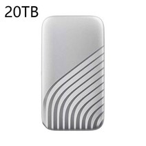 전자노트 그림그리는패드새로운 외장 플래시 드라이브 HDD 휴대용 SSD 2TB 4TB 8TB 하드 디스크 USB3.0, 20TB sliver
