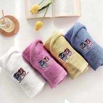 데이즈룸 부엉이 순면 타올 10장세트, 10장, 핑크