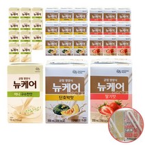 뉴케어 딸기맛 단호박 구수한맛 3가지맛 32팩 일반 환자 균형 영양식, 32개