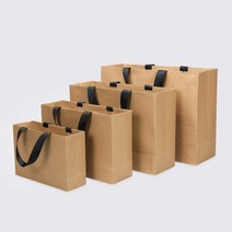페달 블랙박스 포장박스/선물상자 리본 손잡이가 달린 흰색 쇼핑백 블랙 크래프트 종이 가방 크리스마스 웨딩 의류 신발 선물 상자 비즈니스 포장, kraft+32x22cmx10cm+OTHER