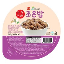 혈당강하쌀 조은밥 즉석밥 현미 흑미 여주 당뇨식단 건강햇반, 215g, 36개