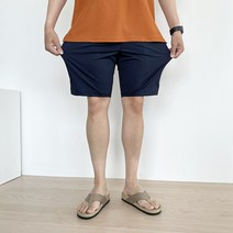 애드매이브 빅사이즈 아이스 스판 태슬 밴딩 반바지(5color)