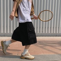 남자카고반바지 고프코어룩 숏 건빵바지 오버올 반바지 멀티포켓 C03