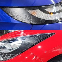 LF쏘나타 전용 헤드램프 포지드카본블랙 리플렉터 데칼스티커