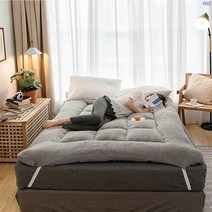 고품격 싱글 더블 침대 4 코너 탄성 인조 울 매트리스 두꺼운 시트 트윈 전체 퀸 바닥 매트 학생 기숙사