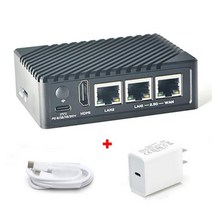 휴비나인 데모보드 Smartfly NanoPi R6S Rockchip RK3588S NPU 6 탑 듀얼 25G 기가비트 미니 개발 보드 OS 지원 안드로이드우분투FriendlyWr, R6S Kit with power+Add usb wif