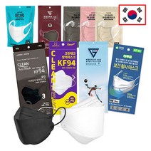 KF97마스크 국산일회용마스크 비말 크린테크마스크, 클린 KF94 대형블랙1매