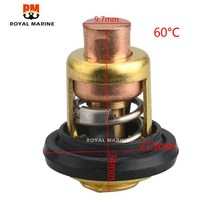선외기 4마력 엔진 고무보트 66m 12411 온도 조절기 60도 야마하 모터 4 스트로크 f5 f15 66m 12411 00 6m 12411 01 보트 모터, 없음