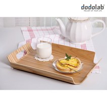 사각 손잡이 우드 트레이 카페 베이커리 쟁반 트레이