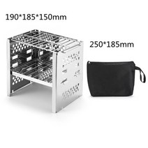 캠핑 야외 차박 준비물 가스워머 어닝 난로가드미니 장작 난로 휴대용 피크닉 바베큐 여행, 수납가방으로, 1-협력사