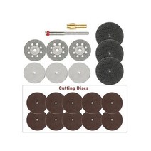 드러멜 드레멜 다용도조각기 액세서리용 커팅 디스크 미니 드릴 그라인딩 조각 도구 헤드 원형 톱 블레이드 세트, 21A