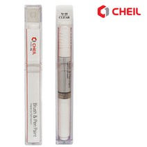 제일 쉐보레 순정형 컬러 붓펜 페인트, 1세트, GYM 새틴스틸그레이(167), 투명(붓펜)