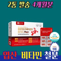 철분 영양제 엽산 남자 학새 영양제 약 4개월분 청소년 20 30 40 50 대 여자 남자 푸마르산 제일