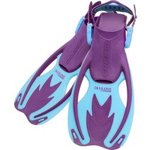 미국직배송 Cressi 바위 지느러미 퍼플/블루 S/M, Fins Purple/Blue, S/M US Kid 9.5/13.5 EU 26/