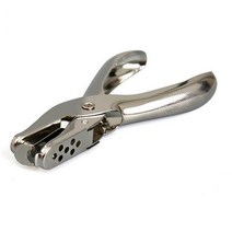 천공기 1pc 금속 단일 구멍 펀치 펜치 직경 6mm 종이 깊이 16mm 휴 용 수동 펀처 Office 편지지, 1, 01 hole puncher