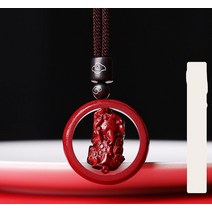 [루나소울]액댐방지 경면주사 재물운을 불러오는 비휴 목걸이(N_080)