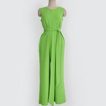 떳다그녀 파파야 민소매 점프수트