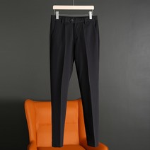 남성케주얼바지 ODM 단 주름 정함 형 디자인 봄 여름옷 비지니스 하이스판 슬림 캐주얼바지 쁘띠 정장 2635566336