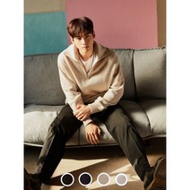 [지오다노] NEW 차은우 스트레이트핏 히든밴딩 슬랙스 01113512